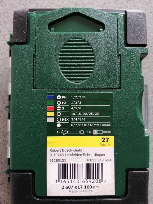 Bosh Conjunto de Bits e Chave de Caixa