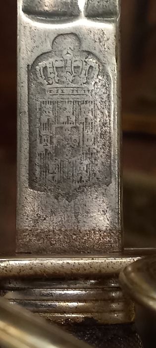Sabre de Oficial de Cavalaria Portuguesa "FABRICA DE SOLINGEN" - "ANNO 1903" - Armas Reais