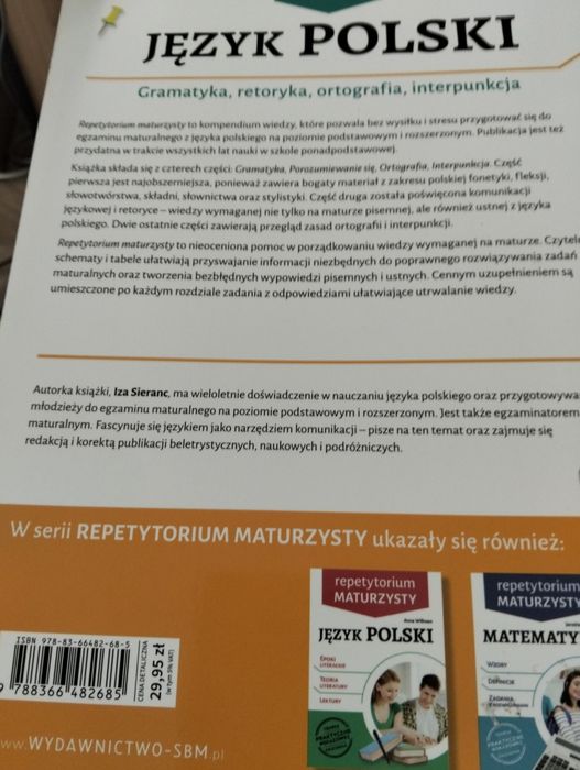 Repetytorium maturzysty z języka polskiego