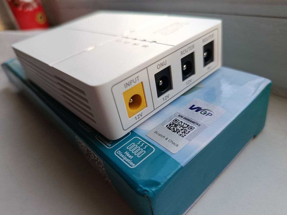 Безперебійник повербанк для роутера Wi-Fi ДБЖ ИБП, Power Bank