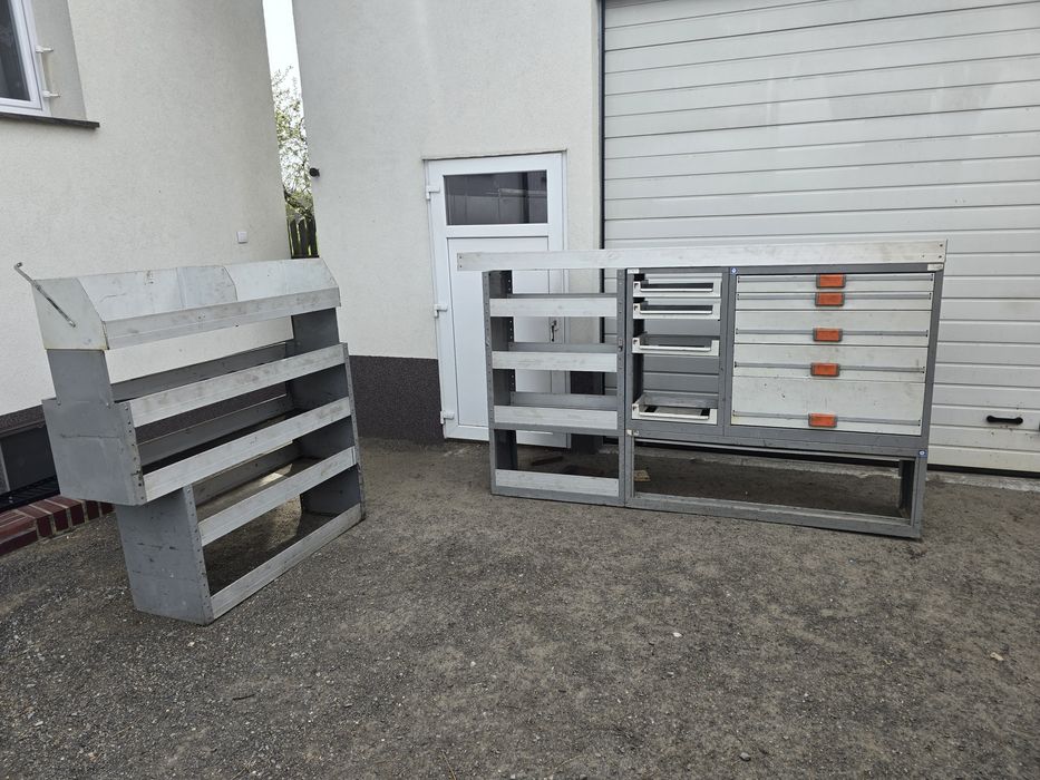 Regał zabudowa warsztat bus