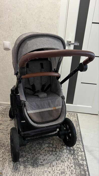 Коляска 2 в 1 Kinderkraft Prime Gray + Mommy Bag