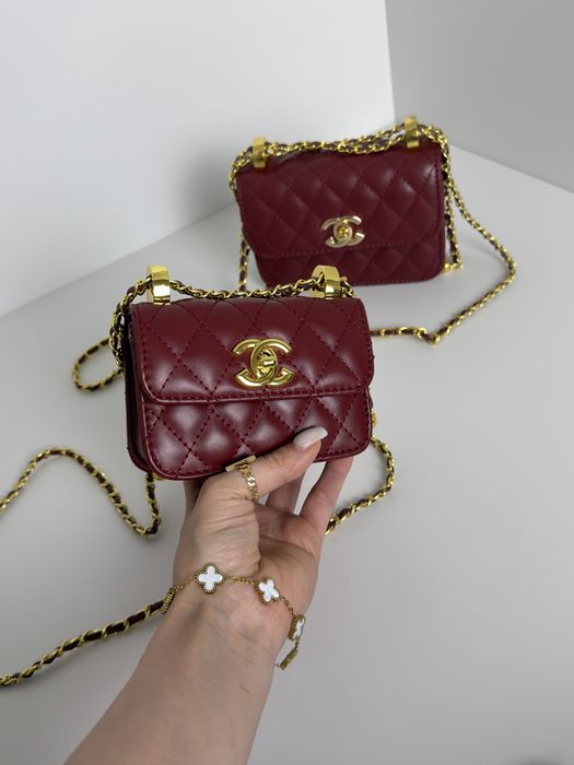 Сумка Chanel чорна міні , сумка Canel