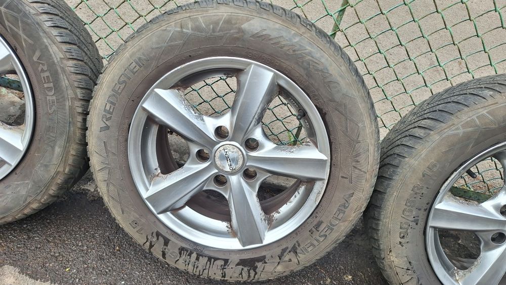 р15 5×112 диски VW, Skoda с шинами