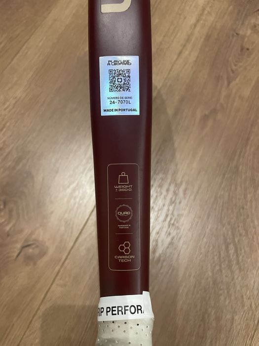 Raquete padel quad leopard