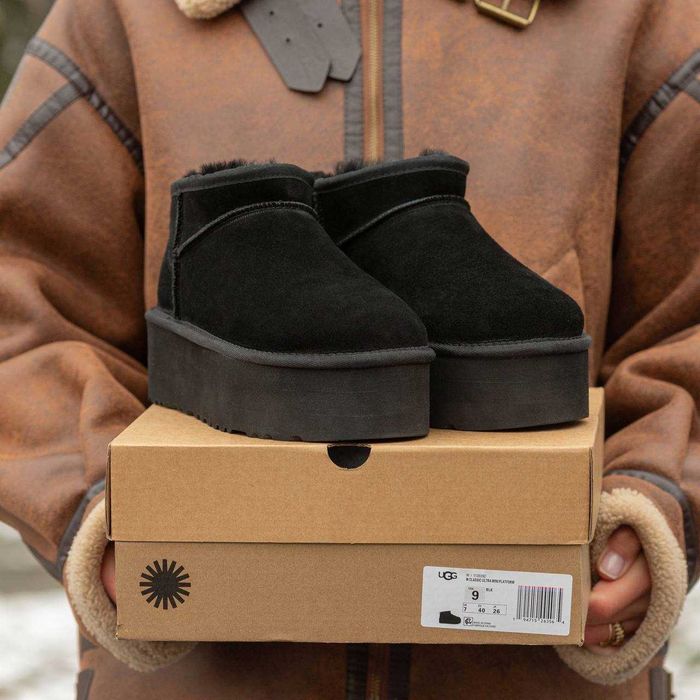 UGG Classic Ultra Mini Platform Boot Black: 2 600 грн. - Угги Киев