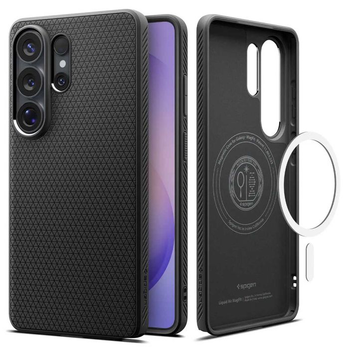 Чехол Spigen Liquid Air MagFit для Samsung Galaxy S26 Ultra Matte Black