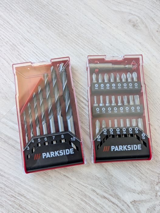 Parkside kit brocas e Bits ponteiras
