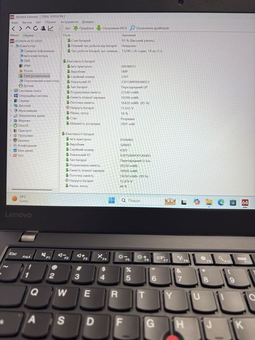 Lenovo ThinkPad T460s / 12 Gb ОЗП / 180 Gb SSD