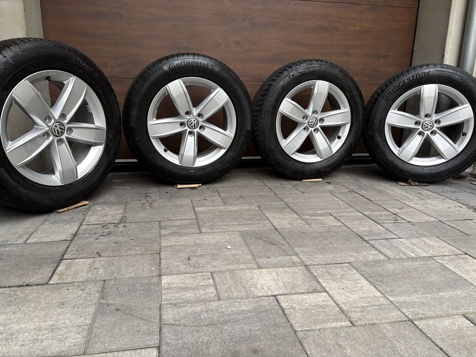 Koła 215/65/17 Felgi 17” 5x112 6,5J Et38 Vw Tiguan Golf