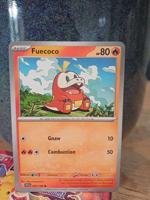 Carta Pokémon Fuecoco #36 Pokemon Scarlet & Violet