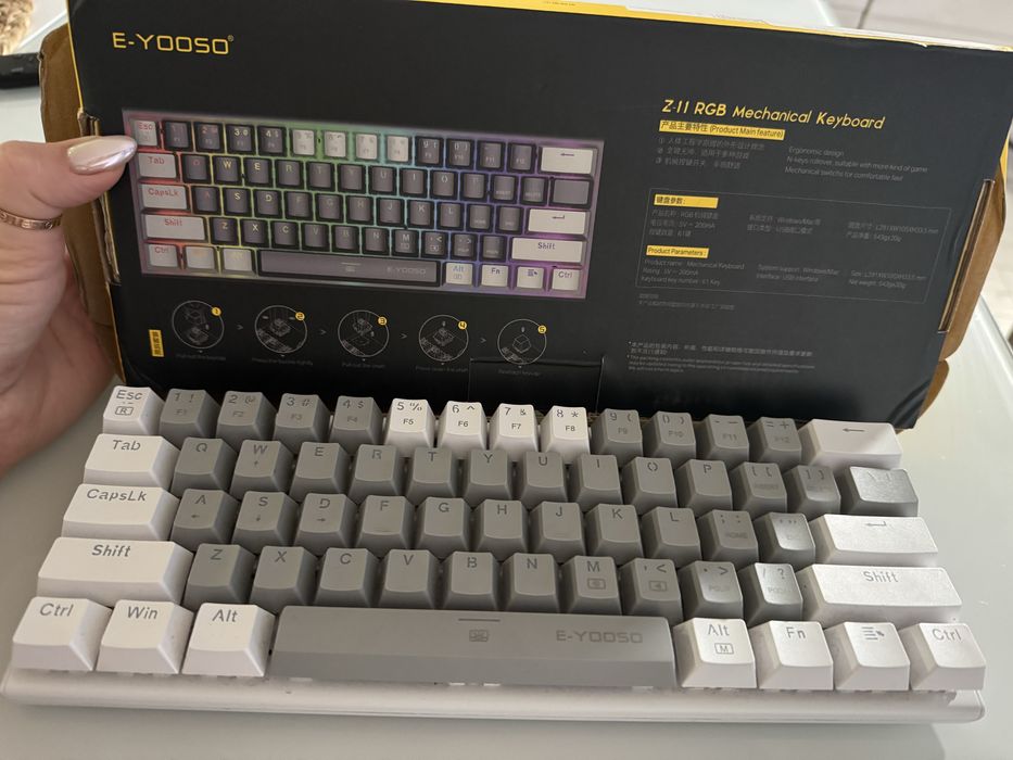 Клавіатура механічна ігрова з підсвіткою Z-11 RGB