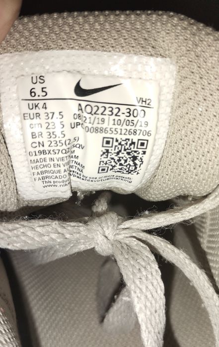 Ténis Nike Court Vision. Tamanho 37,5