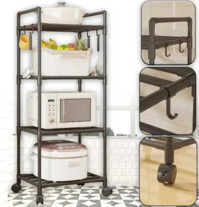 Кухоний органайзер Полички для зберігання Полка Стелаж Для кухни
