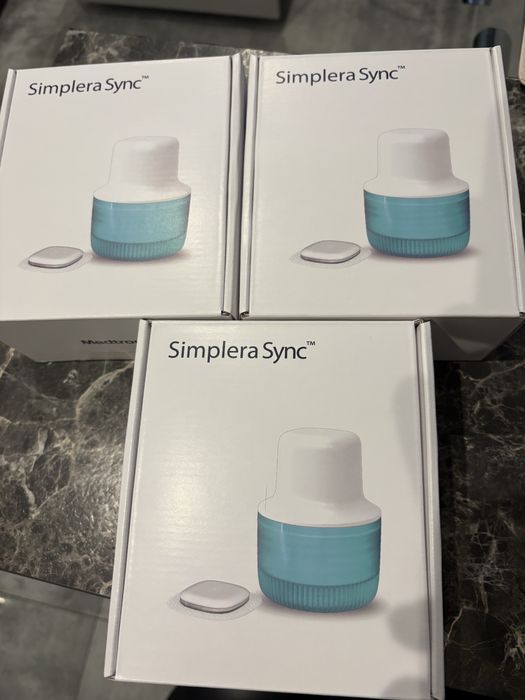 3 sztuki Simplera Sync sensory Medtronic do pompy