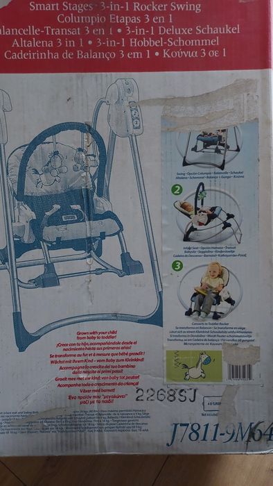 Huśtawka Fisher Price 3w1