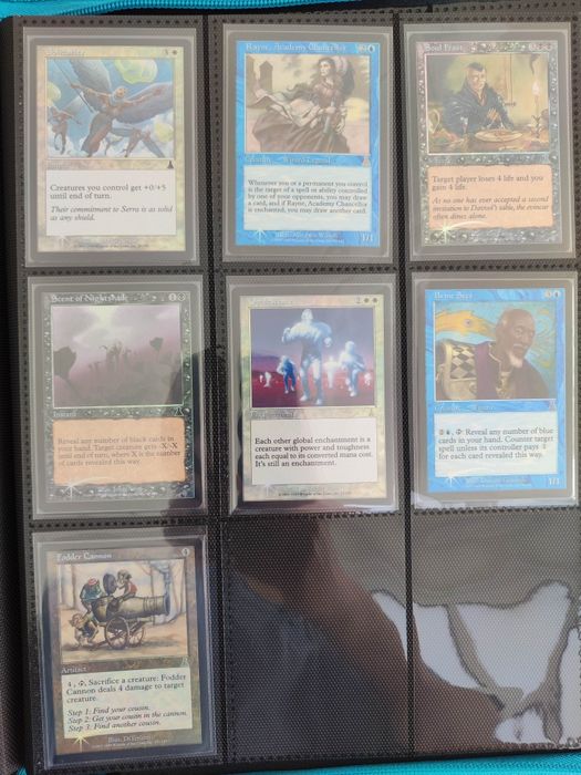 7 cartas FOIL Vintage - Urza's Destiny Magic the gathering