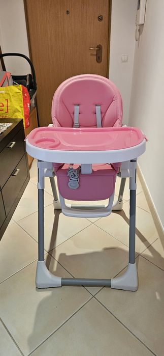 Cadeira Refeição/alimentação  criança Rosa Zippy