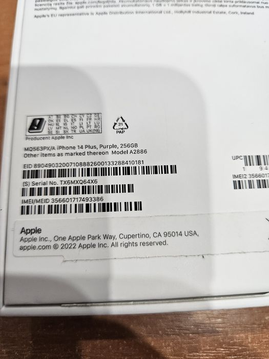 Iphone  14 Plus 256 gb stan  idealny  bez rys