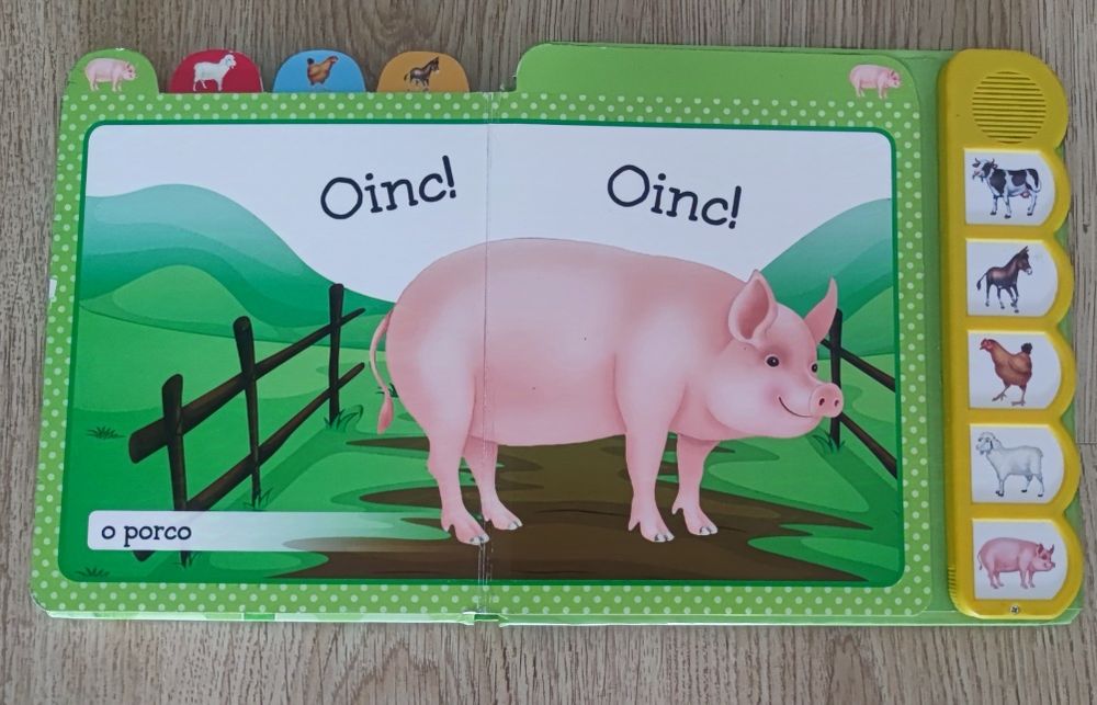 Livro ilustrativo e sonoro "A Quinta"