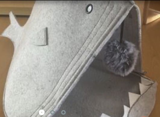Cama para gato NOVA com a forma de um Tubarão