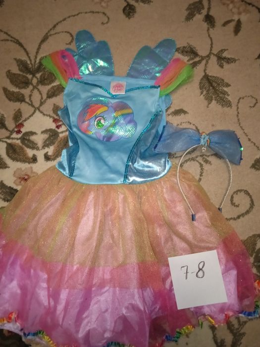 Маленький пони, единорожка, кошка карнавальный костюм 5-6,7-8