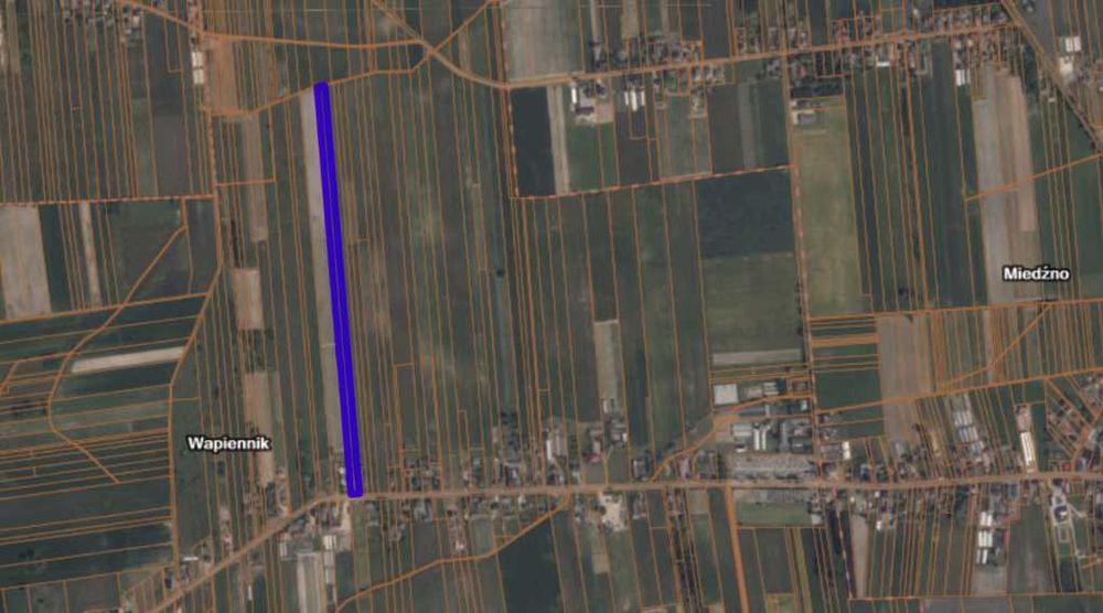 Działka pod zabudowę, 15500 m², Wapiennik