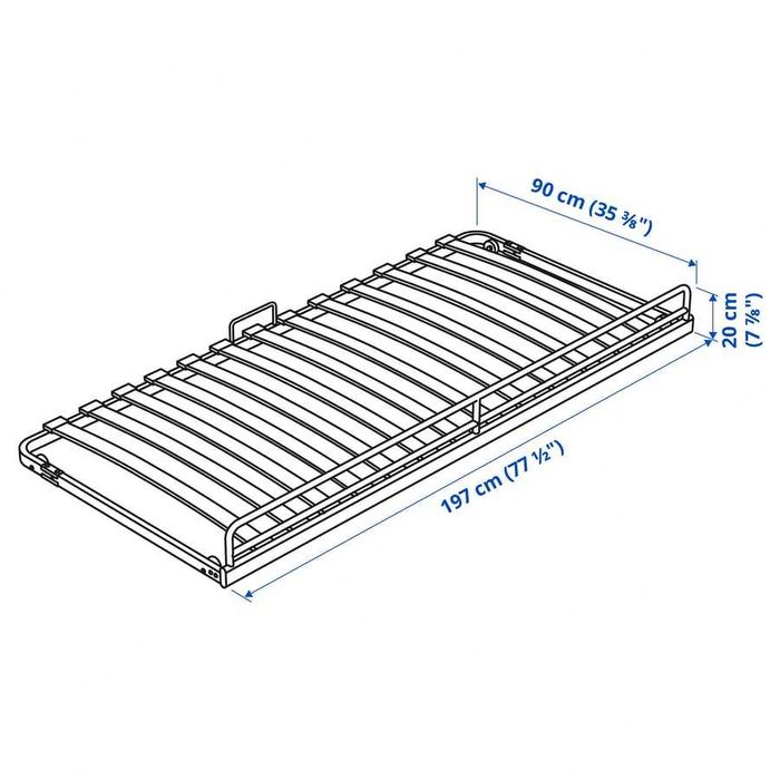 Cama gavetão 90x200 cm IKEA VITVAL