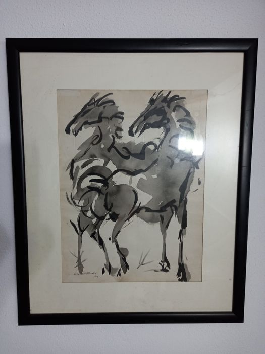 Quadro original Oskar Pinto Lobo