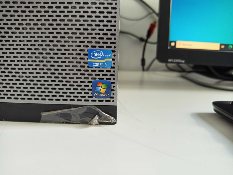 Zestaw Komputer dell i3 4GB 500GB WIN10 + Monitor LCD 22" DOM BIURO