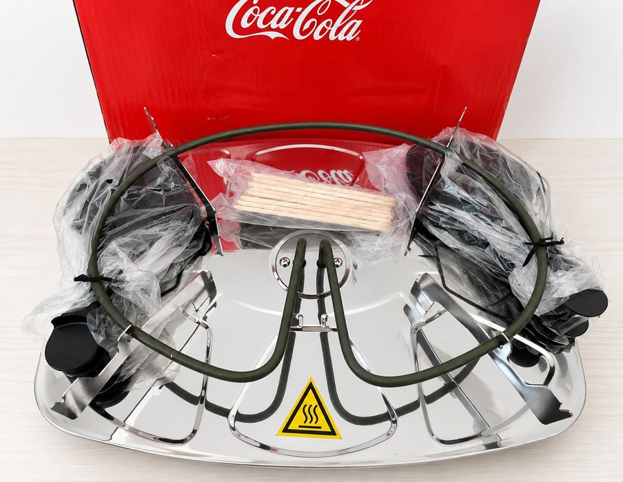 Електрогриль Coca-Cola Raclette | Новий | Повний комплект