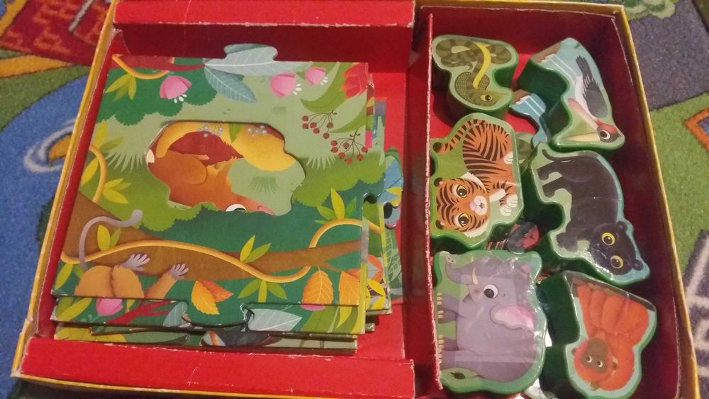 Układanka puzzle jungla