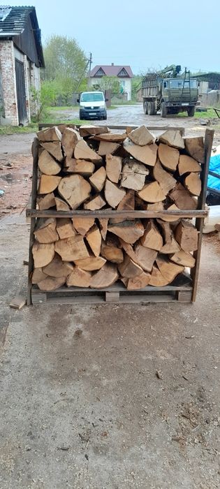 Дрова твердопаливні з доставкою круглі,колоті