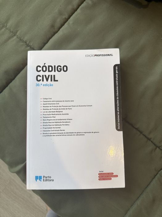 Codigo Civil nunca usado