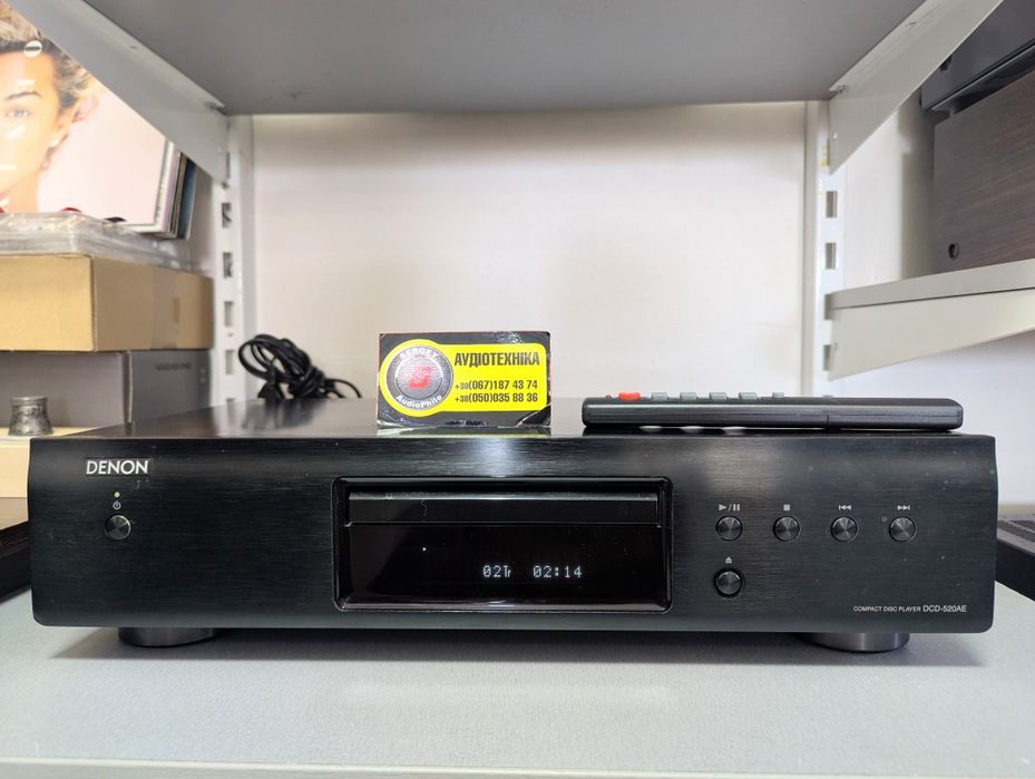 Denon DCD-520AE. CD Player. ЦАП Burr Brown PCM5102. CD, MP3