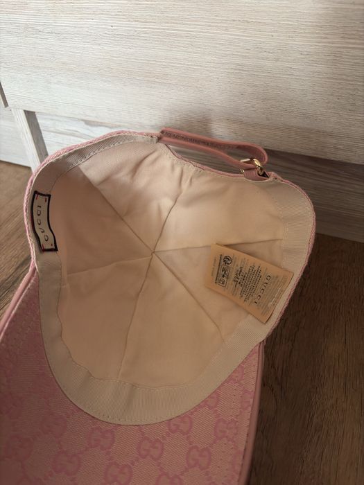 Рожева кепка Gucci 1в1