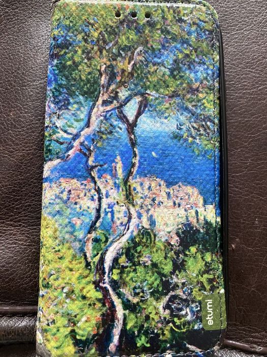 Case, etui pokrowoec z klapką Iphone SE wzór Claude Monet