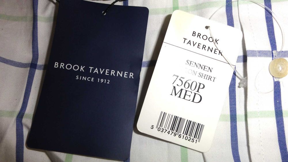 BROOK TAVERNER - NOWA Markowa Koszula - Rozmiar M / L