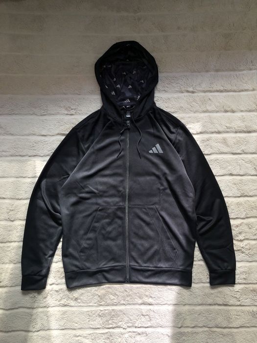 ADIDAS (M-L) Train Essentials Seasonal Full-Zip зип кофта худи для тре