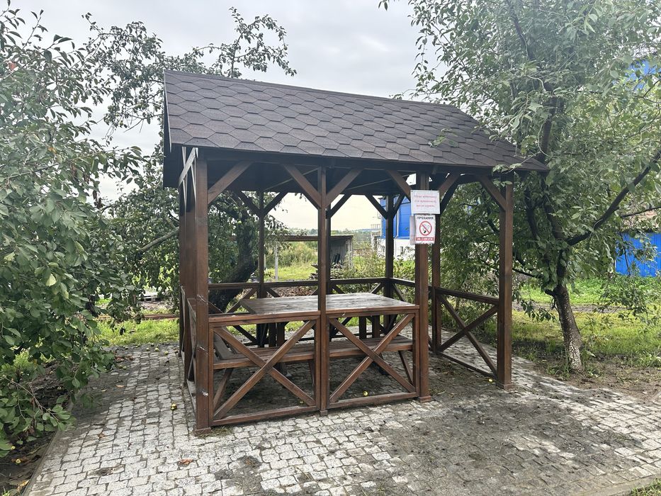 Альтанка деревʼяна розбірна 3*3, 6*4, 4*3