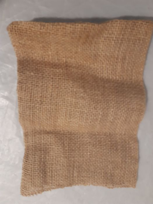 Nowy worek jutowy/ szare płótno