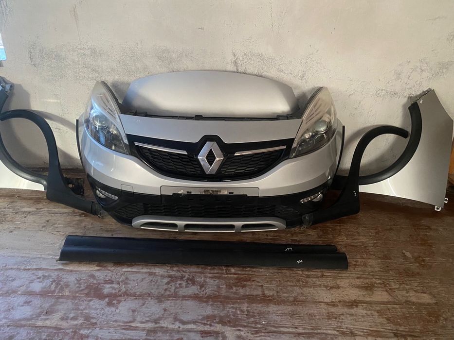 Renault scenic 3 X- Mode передок бампер обвіси крило фара