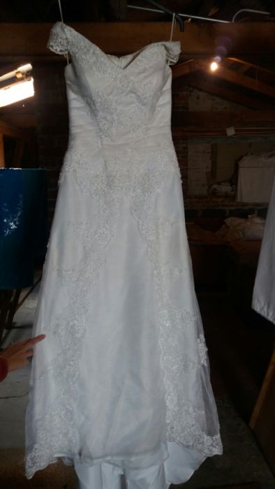 Suknia ślubna rozm.36-38 wysyłka