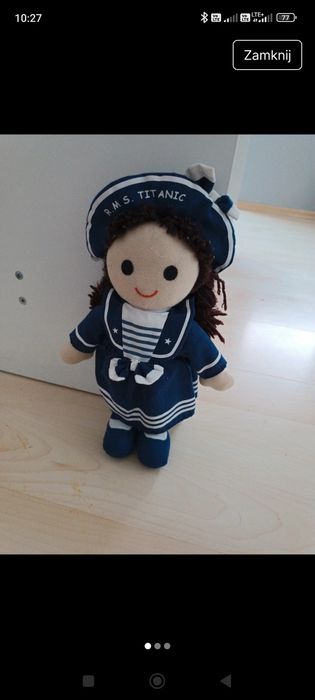 Szmaciana lalka R.M.S Titanic