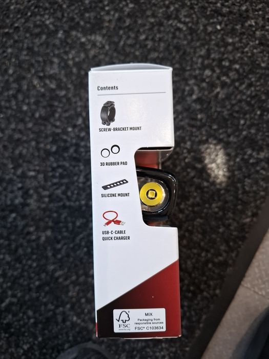 Zestaw lampek Sigma Buster 1100 + sigma RL150 nowe