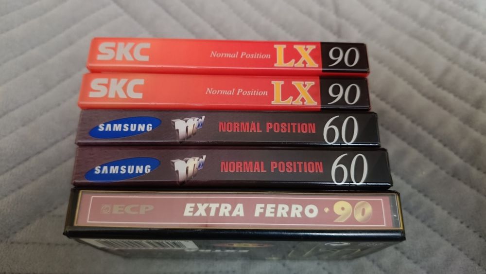 ‼️ Аудио кассеты ‼️ аудиокассеты аудіо касети 5 шт новые