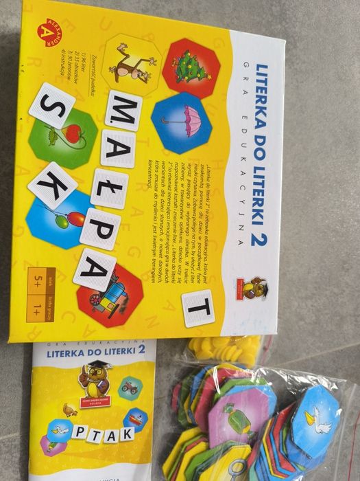 Gra edukacyjna literka do literki 2