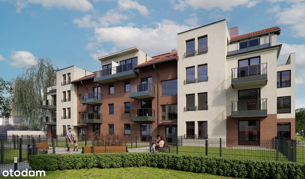 3-pokojowe mieszkanie 61m2 + ogródek Bez Prowizji