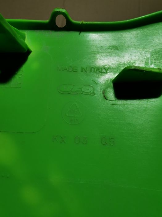 Kawasaki kx 125 osłona tablica na numer startowy owiewka panel
