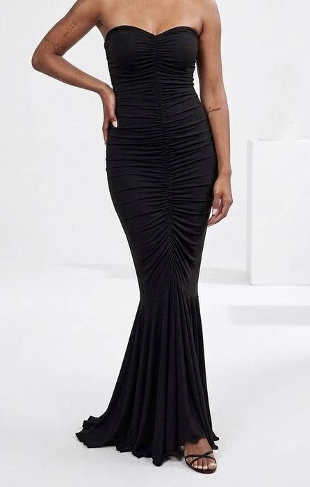 Vestido PrettyLittleThings, cerimónia. Vestido Sereia. Maxi dress